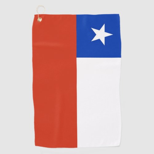 Golf Towel with flag of Chile