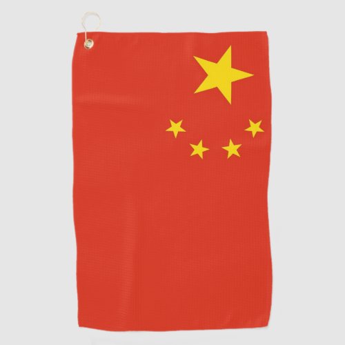 Golf Towel with flag of China