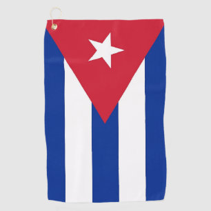 Golf Towel with flag of Cuba