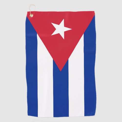 Golf Towel with flag of Cuba