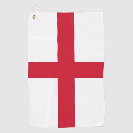 Golf Towel With Flag Of England, United Kingdom
