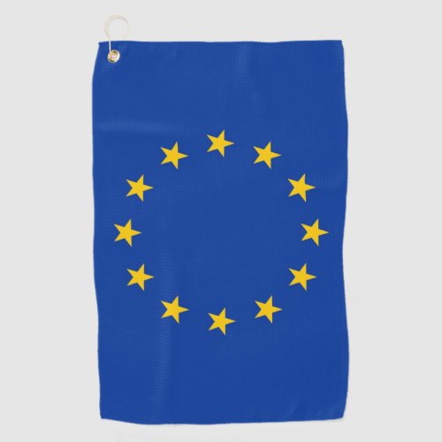 Golf Towel with flag of European Union