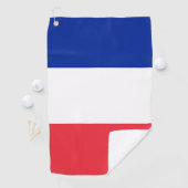 Golf Towel with flag of France | Zazzle