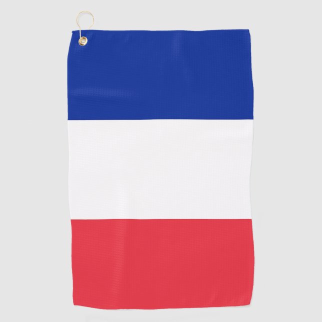 Golf Towel with flag of France (Front)