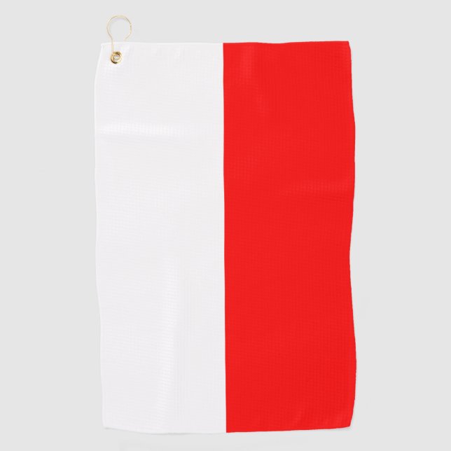 Golf Towel with flag of Indonesia (Front)