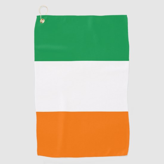 Golf Towel with flag of Ireland