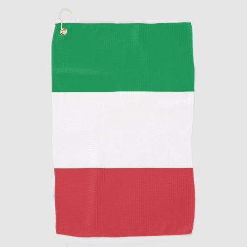 Golf Towel with flag of Italy