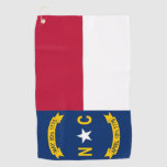 Golf Towel With Flag Of North Carolina at Zazzle