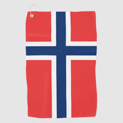 Golf Towel with flag of Norway