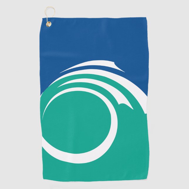 Golf Towel with flag of Ottawa, Canada (Front)