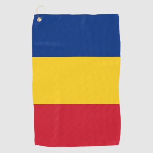 Golf Towel with flag of Romania