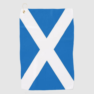 Golf Towel with flag of Scotland, United Kingdom