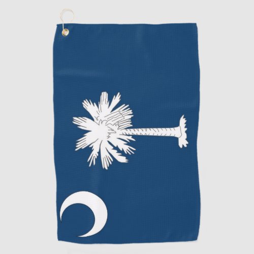 Golf Towel with flag of South Carolina USA