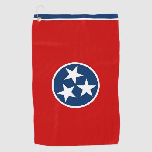 Golf Towel with flag of Tennessee USA