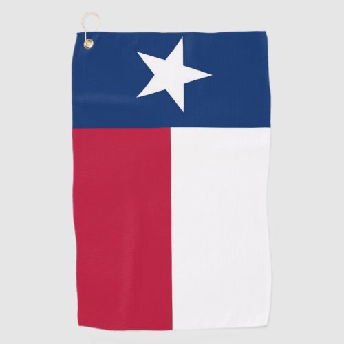 Golf Towel with flag of Texas USA