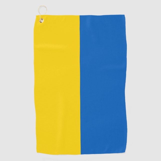 Golf Towel with flag of Ukraine (Front)