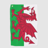 ffs 100% Cotton Wales Welsh Flag Printed Beach Bath Towel