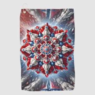 Golf Towel with Norway Colors