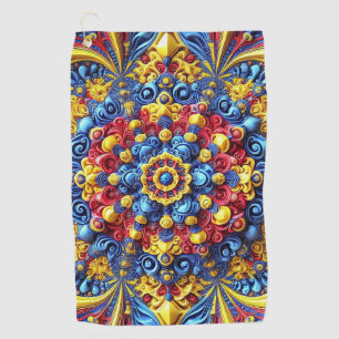 Golf Towel with Romanian Colors
