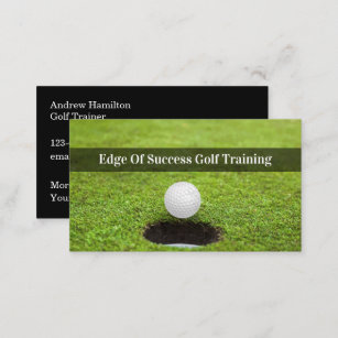 Golf Training Professional Business Profile Cards