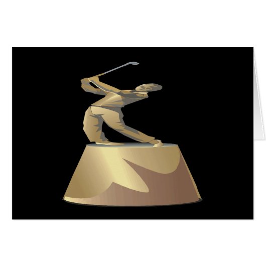 Golf Trophy Cards (Front Horizontal)