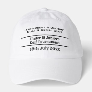 Golf Trophy Competition Tournament Hat