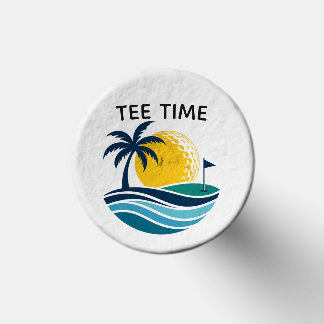 Golf Tropical Palm Tree Sunset  Tees