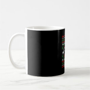 Golf Ugly Christmas Sweater Coffee Mug