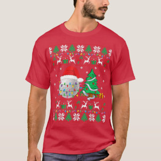 Golf Ugly Christmas Sweater Golf Player Xmas Light