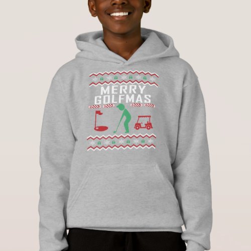 Golf Ugly Christmas Sweater Merry Golfmas