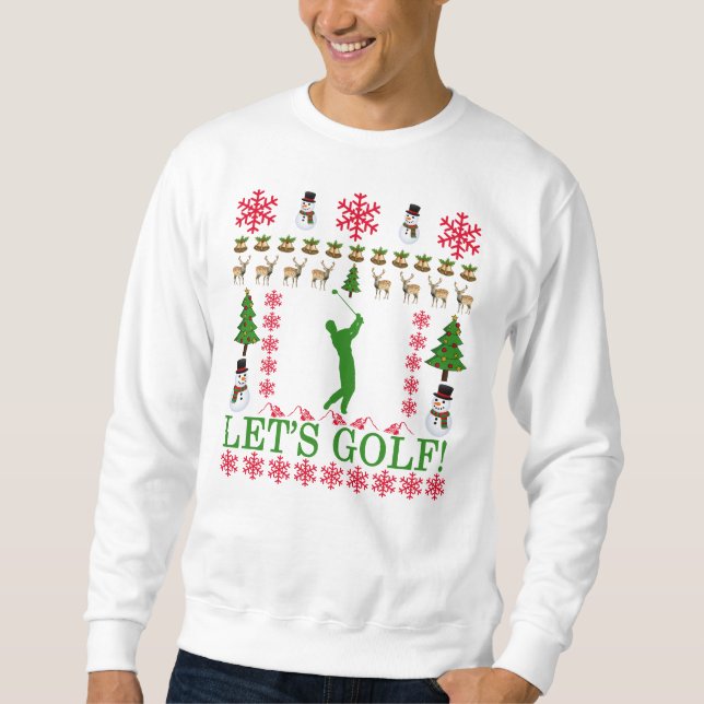 Golf Ugly Christmas Sweater ..png (Front)