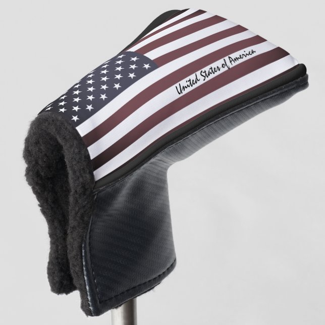 Golf USA & American Flag /States Golf Clubs Covers (3/4 Front)