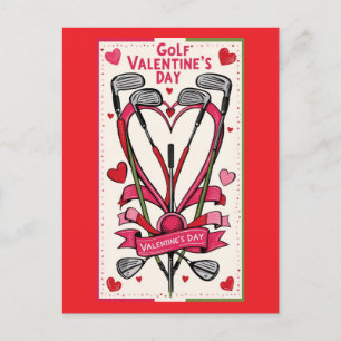Golf Valentine's Day Card – Tee Up Your Love