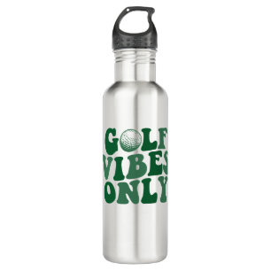 Golf Vibes Only, Golf Lover Stainless Steel Water Bottle