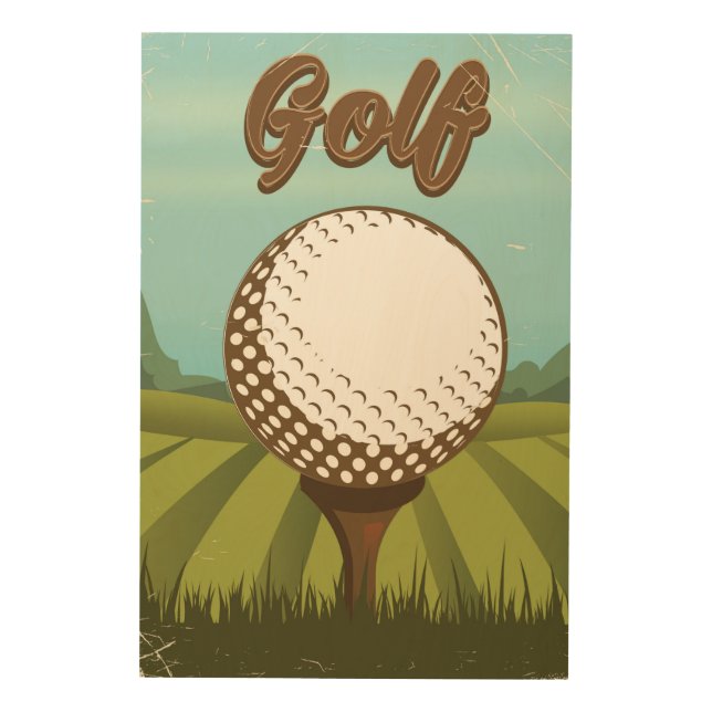 Golf vintage style poster (Front)