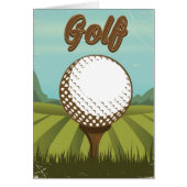 Golf vintage style poster (Front)
