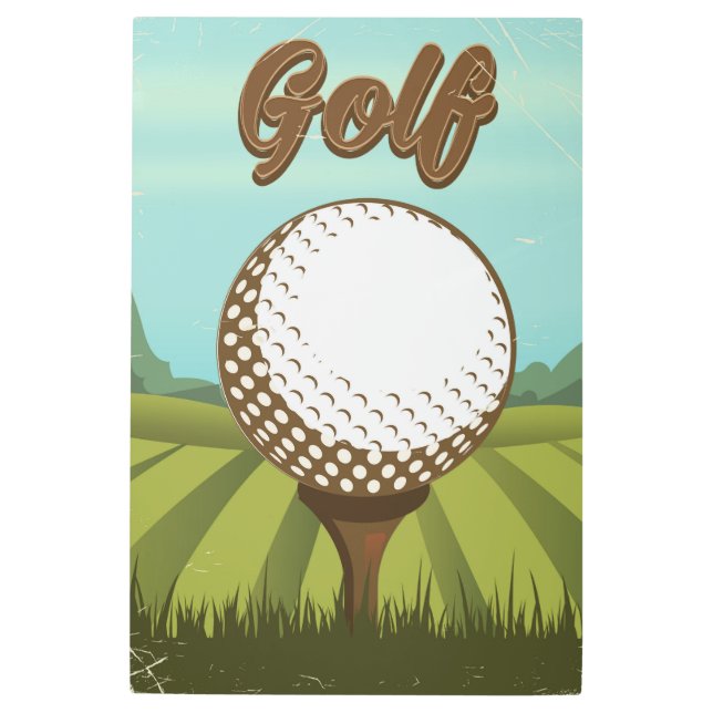 Golf vintage style poster (Front)