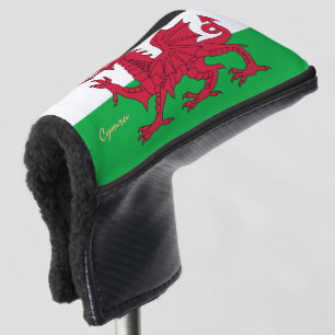 Golf Wales & Welsh Flag sport golfing Clubs Covers