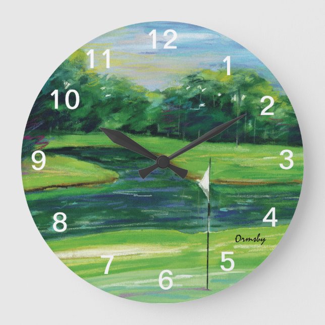 Golf wall clock (Front)