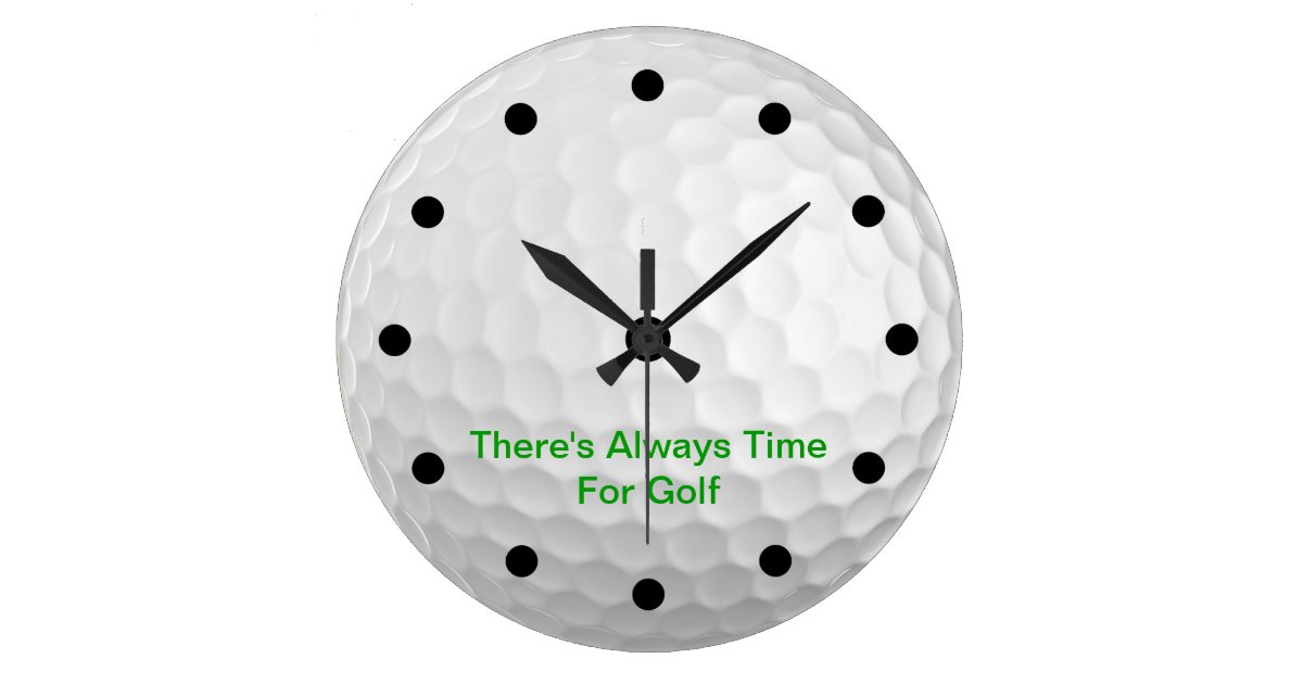 Golf Wall Clocks | Zazzle.com