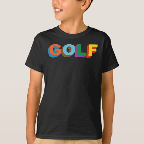 Golf Wang Logo T Shirt for AllFull Size Black