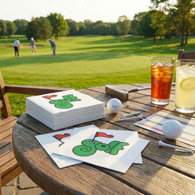 Golf Wang Vibrant Green and Red Napkins (Creator Uploaded)