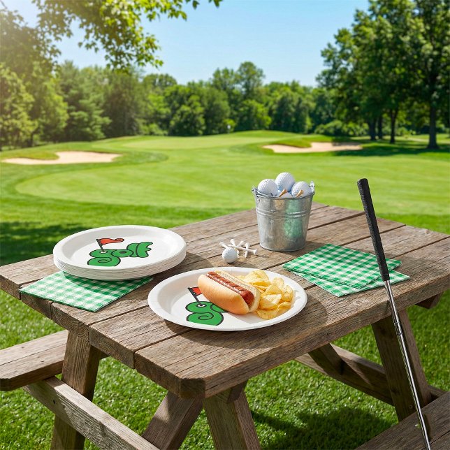 Golf Wang Vibrant Green and Red Paper Plates (Creator Uploaded)