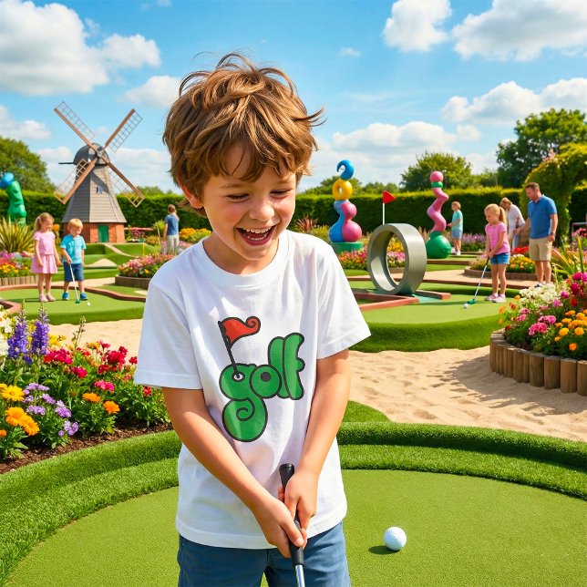 Golf Wang Vibrant Green and Red T-Shirt (Creator Uploaded)
