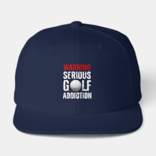 Golf Warning Serious Addiction Funny Golfer Visor