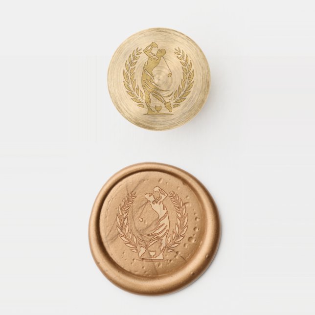 Golf Wax Seal Stamp (Stamped)