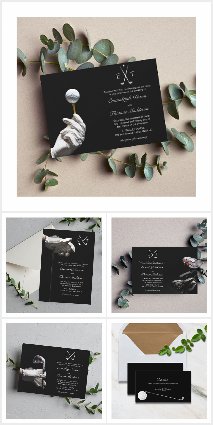 Golf Wedding Party
