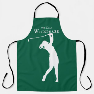 Golf Whisperer Apron - Customizable Golfer Quote