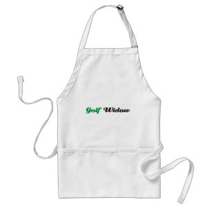 Golf Widow Adult Apron