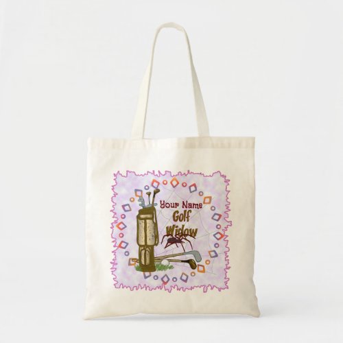 Golf Widow Tote Bag